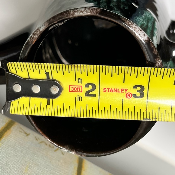 Royal Canadian Art Pottery Blue Drip Glaze BMP Teapot (No Lid) - Picture 8 of 8